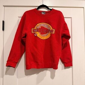 Vintage 90s Pro Player Kansas City Chiefs Crewneck Sweatshirt - Red - M